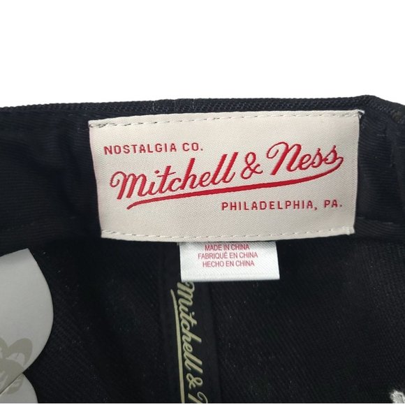 Brooklyn Nets Basketball Flat Brim Snapback Cap Trucker Baseball Mitchell Ness - Picture 12 of 12